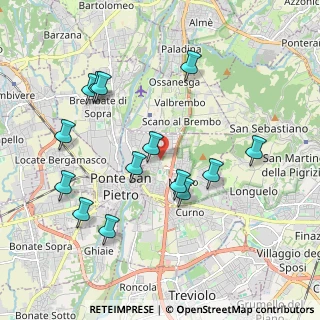 Mappa Via G. Miglio, 24030 Mozzo BG, Italia (2.02)