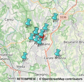 Mappa Via Armando Diaz, 20833 Giussano MB, Italia (2.47455)