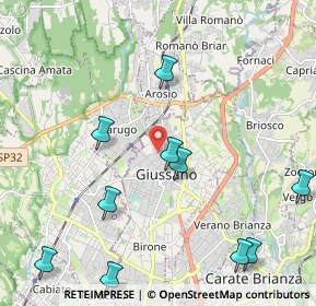 Mappa Via Armando Diaz, 20833 Giussano MB, Italia (2.64636)