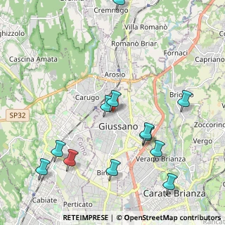 Mappa Via Armando Diaz, 20833 Giussano MB, Italia (2.4025)