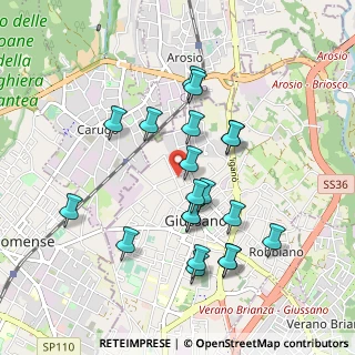 Mappa Via Armando Diaz, 20833 Giussano MB, Italia (0.89)
