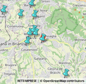 Mappa Piazzetta Le Mimose, 23873 Missaglia LC, Italia (2.33818)