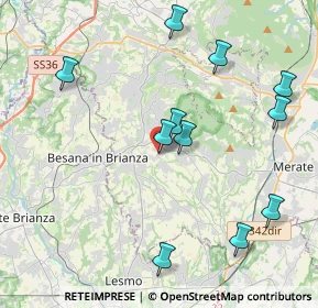 Mappa Piazzetta Le Mimose, 23873 Missaglia LC, Italia (4.37)