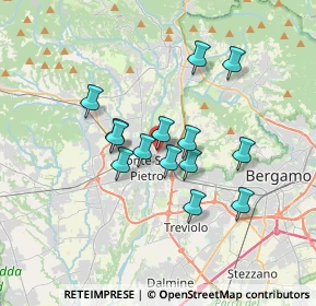 Mappa Via Don Costanzo Pizzoni, 24036 Ponte San Pietro BG, Italia (2.775)