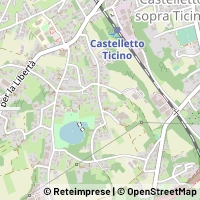 Map Castelletto sopra Ticino