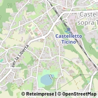 Mapa Castelletto sopra Ticino