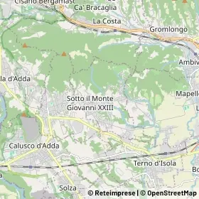 Mappa Sotto il Monte Giovanni XXIII