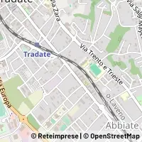 Kaart Tradate