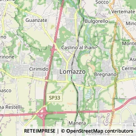 Mappa Lomazzo