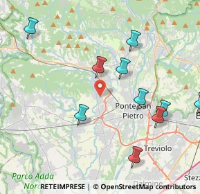 Mappa Via Amerigo Vespucci, 24030 Mapello BG, Italia (4.73091)