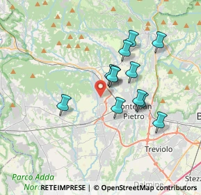 Mappa Via Amerigo Vespucci, 24030 Mapello BG, Italia (2.87667)