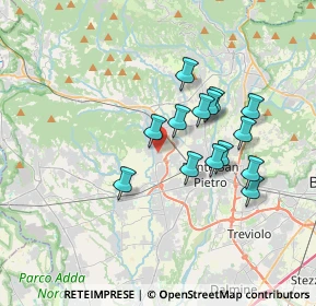 Mappa Via Amerigo Vespucci, 24030 Mapello BG, Italia (2.97786)