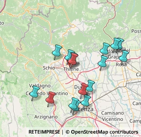 Mappa Piazza Cesare Battisti, 36016 Thiene VI, Italia (14.34813)