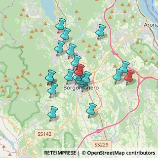 Mappa Via Stretta, 28021 Borgomanero NO, Italia (3.083)