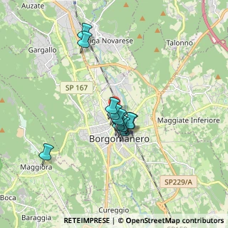 Mappa Via Stretta, 28021 Borgomanero NO, Italia (1.28167)