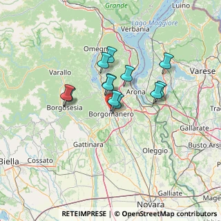 Mappa Via Stretta, 28021 Borgomanero NO, Italia (10.02667)