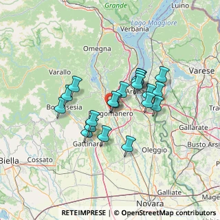 Mappa Via Stretta, 28021 Borgomanero NO, Italia (10.694)