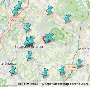 Mappa Via Montecuccoli, 23873 Missaglia LC, Italia (4.53563)