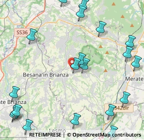 Mappa Via Montecuccoli, 23873 Missaglia LC, Italia (5.9065)