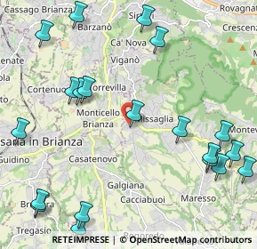 Mappa Via Montecuccoli, 23873 Missaglia LC, Italia (2.7945)