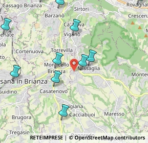 Mappa Via Montecuccoli, 23873 Missaglia LC, Italia (2.50545)