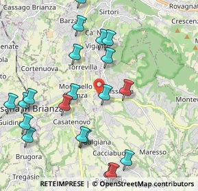 Mappa Via Montecuccoli, 23873 Missaglia LC, Italia (2.3675)