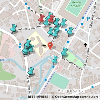 Mappa Via de Ghirardelli, 24124 Bergamo BG, Italia (0.11481)
