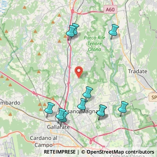 Mappa Via Vicenza, 21040 Oggiona Con Santo Stefano VA, Italia (4.85455)