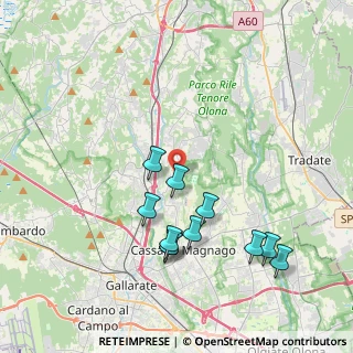 Mappa Via Vicenza, 21040 Oggiona Con Santo Stefano VA, Italia (3.91909)