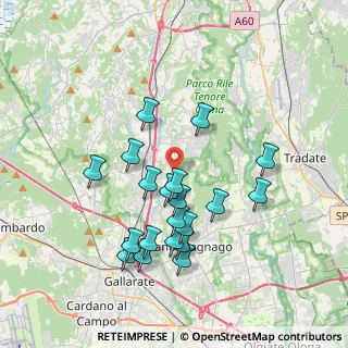 Mappa Via Vicenza, 21040 Oggiona Con Santo Stefano VA, Italia (3.52)