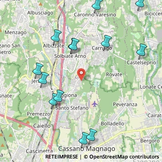 Mappa Via Vicenza, 21040 Oggiona Con Santo Stefano VA, Italia (2.64846)