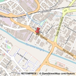 Mappa Via Vicenza, 18, 36015 Schio, Vicenza (Veneto)