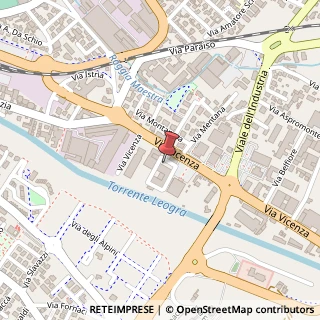 Mappa Via Vicenza, 20, 36015 Schio, Vicenza (Veneto)
