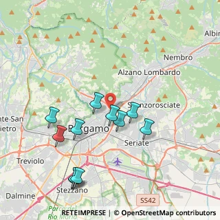 Mappa Via Rota Gianbattista, 24124 Bergamo BG, Italia (4.00091)