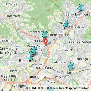 Mappa Via Rota Gianbattista, 24124 Bergamo BG, Italia (3.06417)