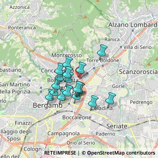 Mappa Via Rota Gianbattista, 24124 Bergamo BG, Italia (1.31111)