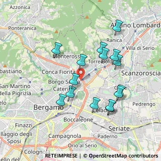 Mappa Via Rota Gianbattista, 24124 Bergamo BG, Italia (1.802)