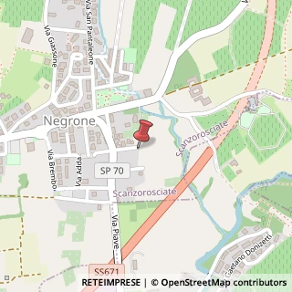 Mappa Via Tevere, 24020 Negrone BG, Italia, 24020 Scanzorosciate, Bergamo (Lombardia)