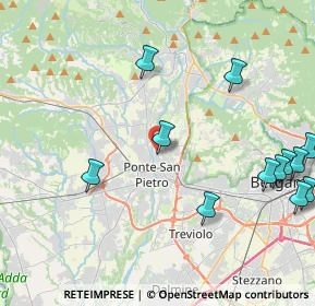 Mappa Via S. Clemente, 24036 Ponte San Pietro BG, Italia (5.25167)