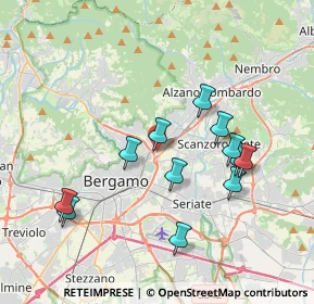 Mappa Via de Pretis, 24124 Bergamo BG, Italia (3.56417)