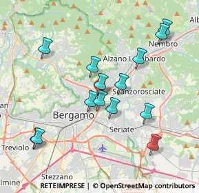 Mappa Via de Pretis, 24124 Bergamo BG, Italia (3.75)