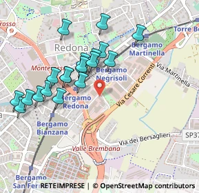 Mappa Via de Pretis, 24124 Bergamo BG, Italia (0.4575)