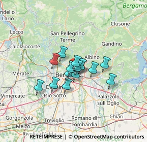 Mappa Via de Pretis, 24124 Bergamo BG, Italia (7.66)