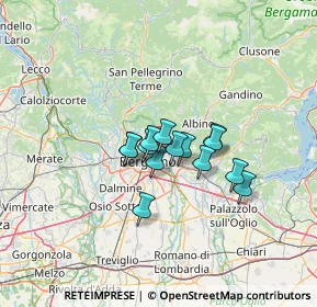 Mappa Via de Pretis, 24124 Bergamo BG, Italia (8.055)
