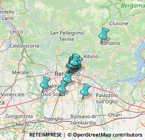 Mappa Via de Pretis, 24124 Bergamo BG, Italia (6.315)