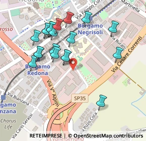 Mappa Via de Pretis, 24124 Bergamo BG, Italia (0.24)