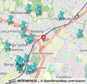 Mappa Via de Pretis, 24124 Bergamo BG, Italia (1.381)