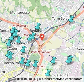 Mappa Via de Pretis, 24124 Bergamo BG, Italia (1.332)