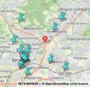 Mappa Via de Pretis, 24124 Bergamo BG, Italia (2.52333)