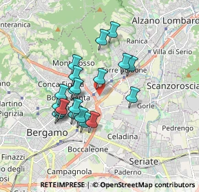 Mappa Via de Pretis, 24124 Bergamo BG, Italia (1.4705)